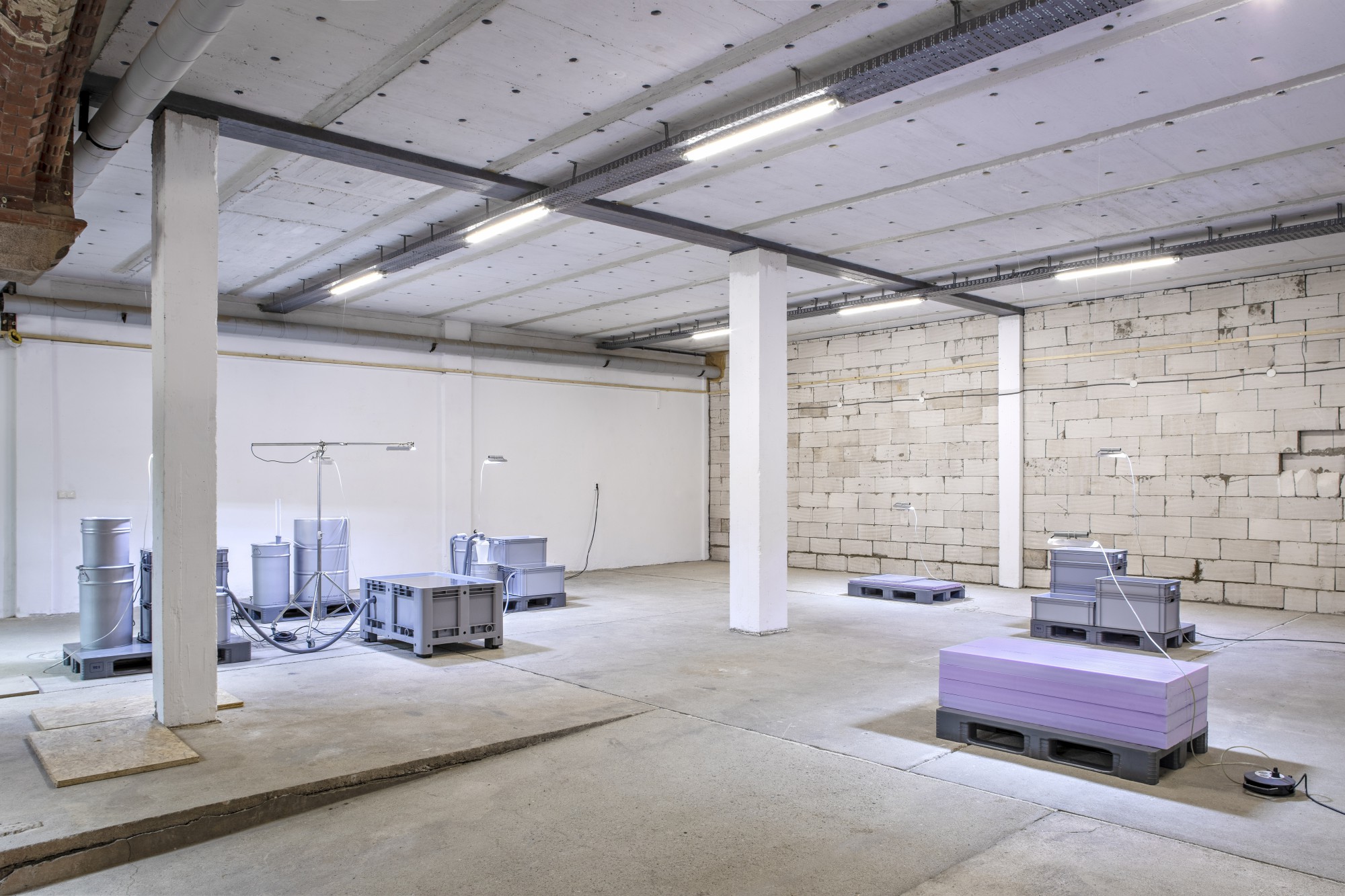 Ausstellung für westpol.space im Unterdeck Westkreuz Leipzig